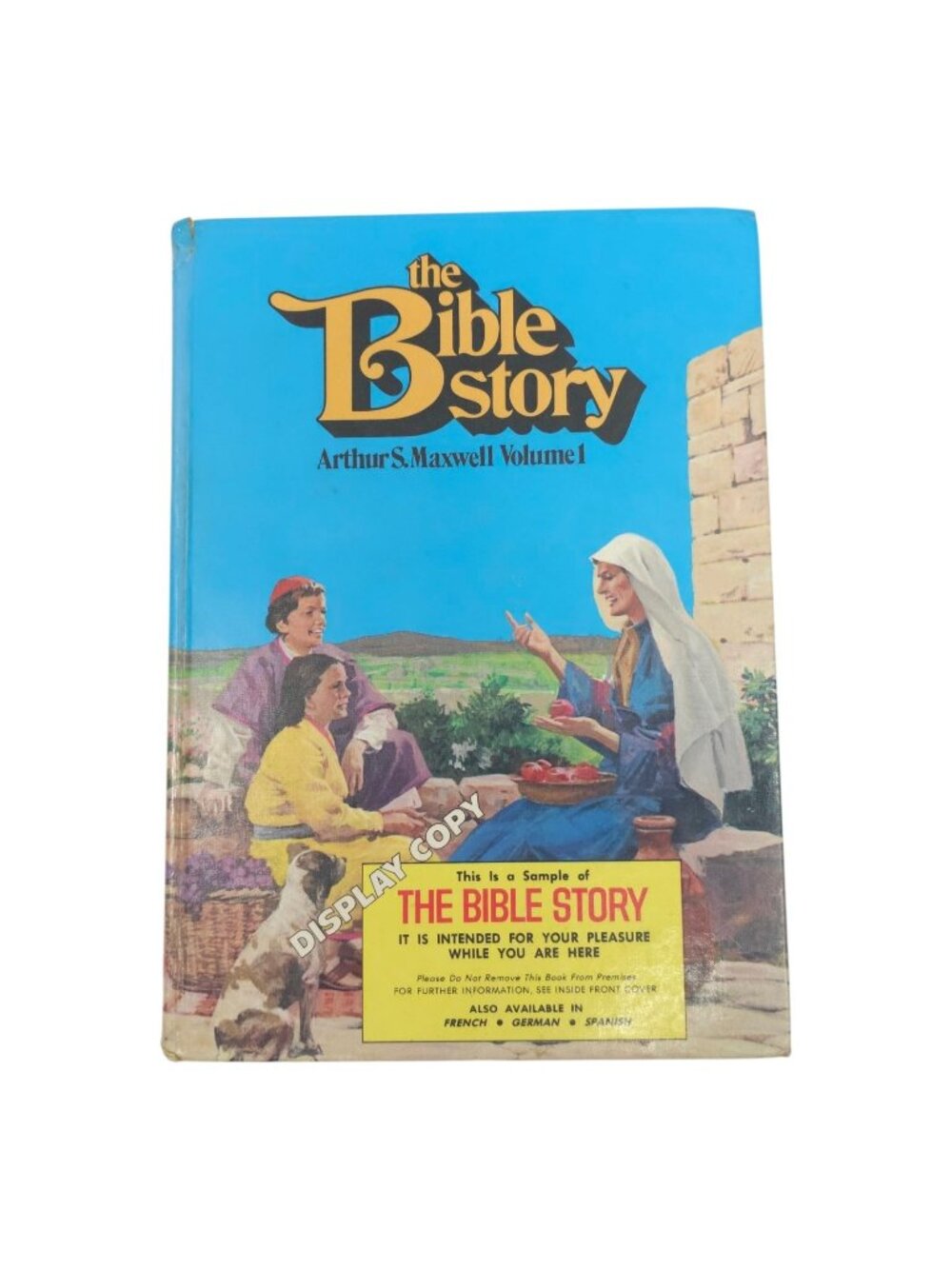 The Bible Story Vol 1 Arthur S Maxwell Hardcover Display Copy Vintage 1981 Book